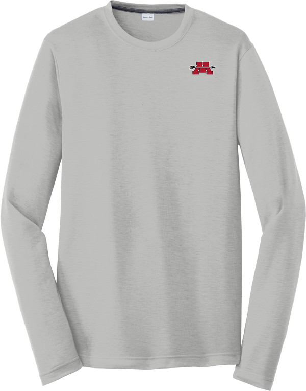 Mercer Arrows Long Sleeve PosiCharge Competitor Cotton Touch Tee