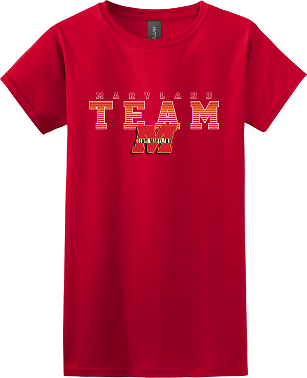 Team Maryland Softstyle Ladies' T-Shirt