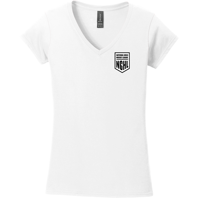 NGHL Softstyle Ladies Fit V-Neck T-Shirt