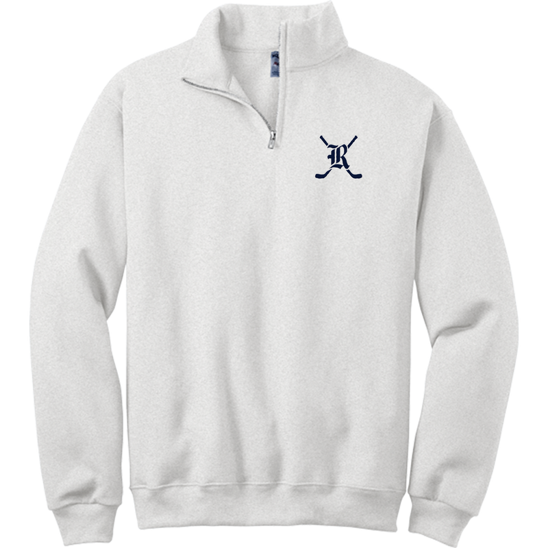 Randolph Middle School NuBlend 1/4-Zip Cadet Collar Sweatshirt