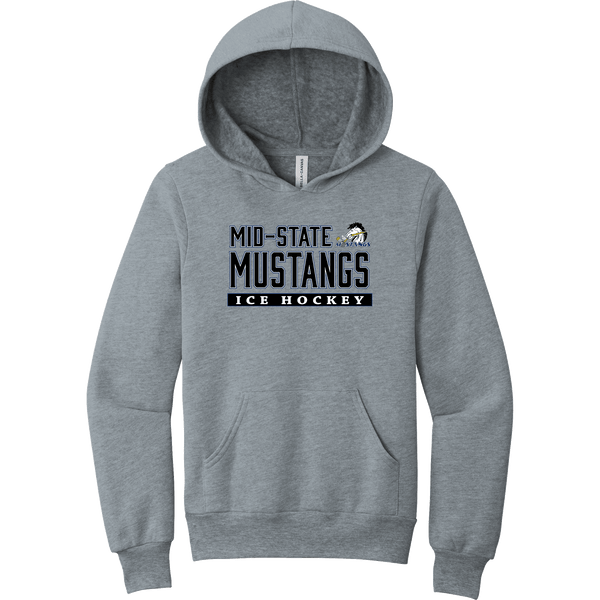 Mid-State Mustangs Youth Sponge Fleece Pullover Hoodie