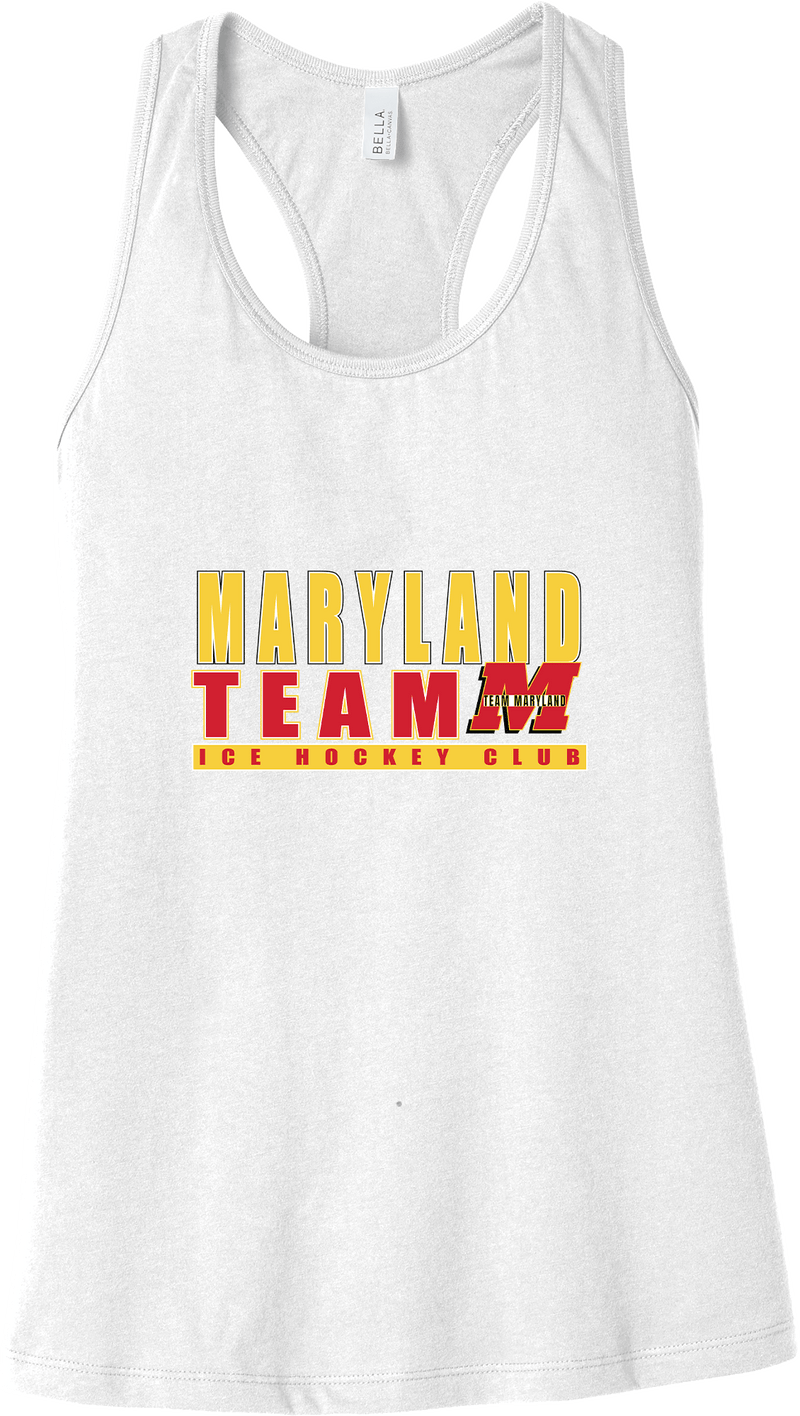 Team Maryland Womens Jersey Racerback Tank