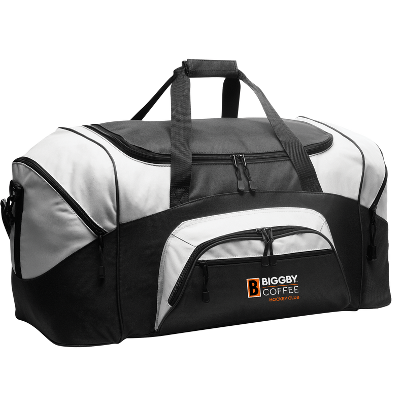 Biggby Coffee Hockey Club Standard Colorblock Sport Duffel