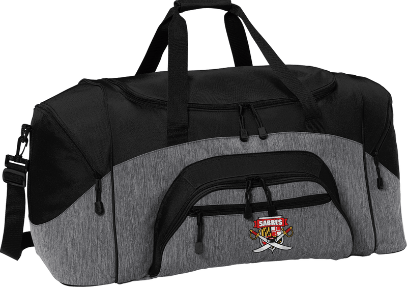 SOMD Sabres Standard Colorblock Sport Duffel