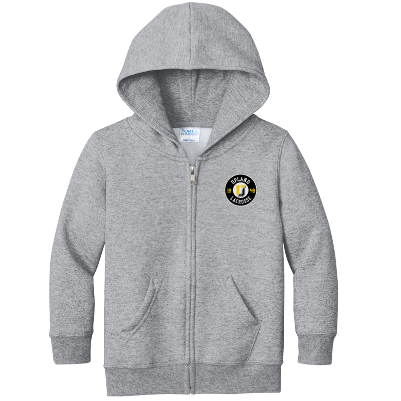 Upland Lacrosse Toddler Core Fleece Full-Zip Hooded Sweatshirt