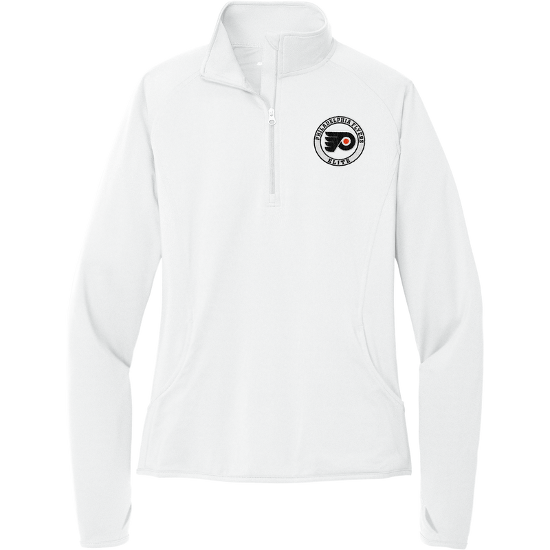 Philadelphia Flyers Elite Ladies Sport-Wick Stretch 1/4-Zip Pullover