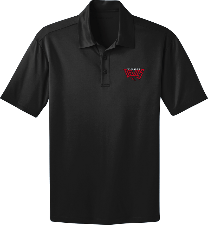 York Devils Adult Silk Touch Performance Polo