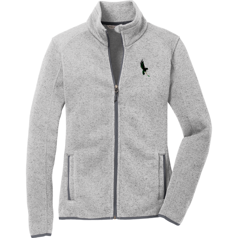 Wilmington Nighthawks Ladies Sweater Fleece Jacket