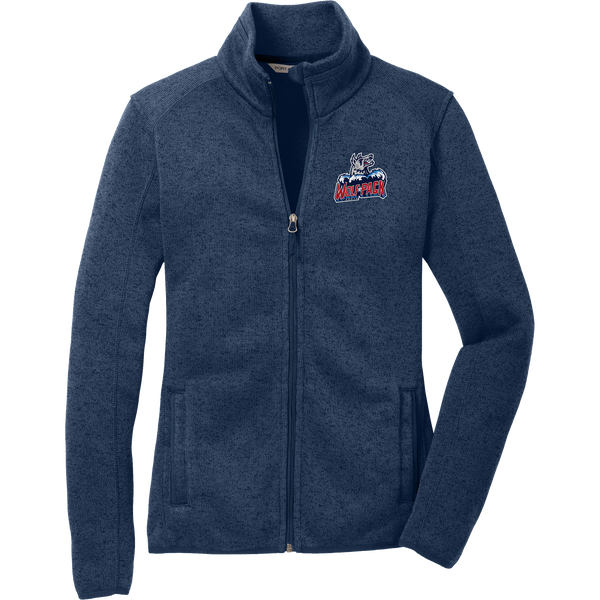 CT Wolfpack South Ladies Sweater Fleece Jacket