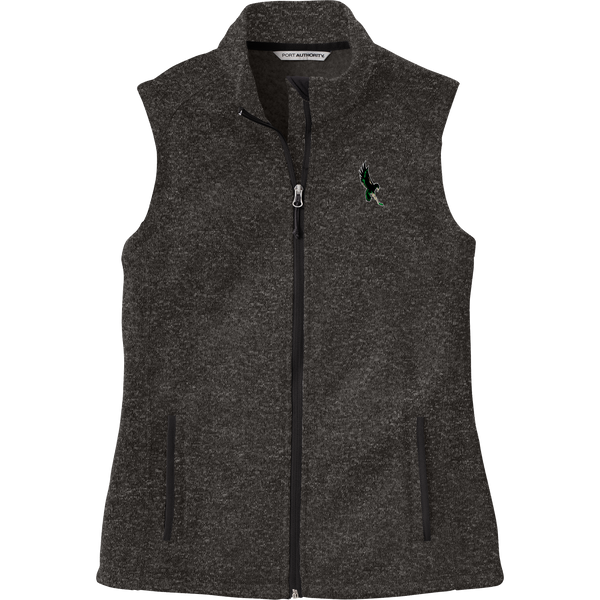 Wilmington Nighthawks Ladies Sweater Fleece Vest