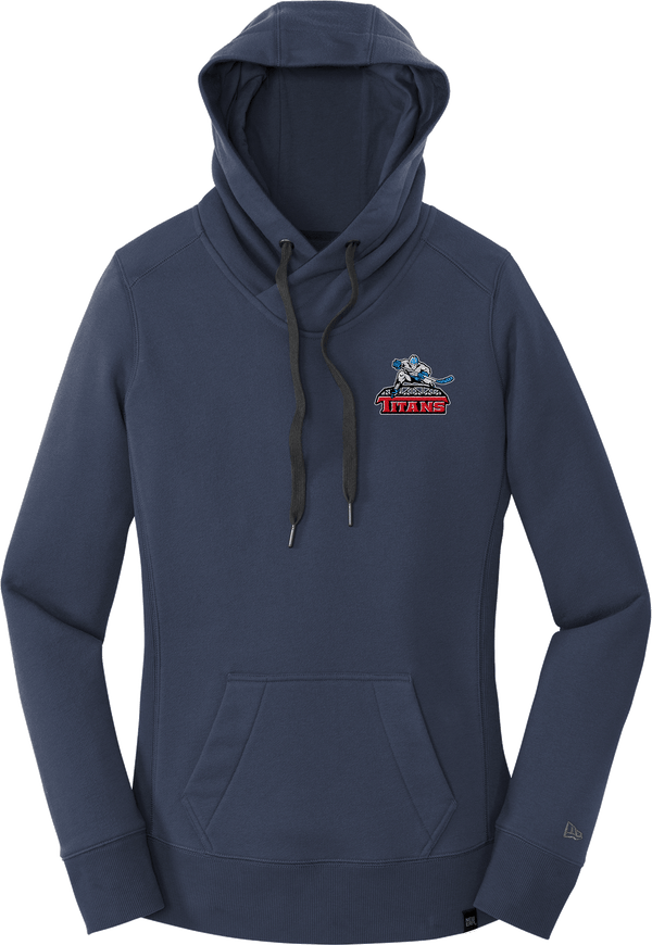 NJ Titans New Era Ladies French Terry Pullover Hoodie