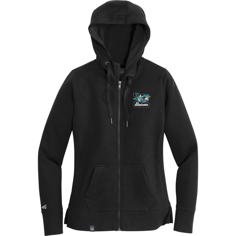 Boca Barracudas New Era Ladies French Terry Full-Zip Hoodie