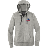 CT Wolfpack South New Era Ladies French Terry Full-Zip Hoodie