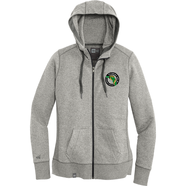 Florida Eels New Era Ladies French Terry Full-Zip Hoodie