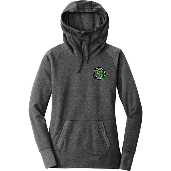 Florida Eels New Era Ladies Tri-Blend Fleece Pullover Hoodie