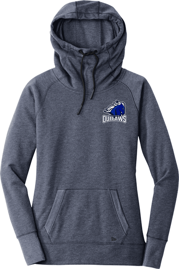 Brandywine Outlaws New Era Ladies Tri-Blend Fleece Pullover Hoodie