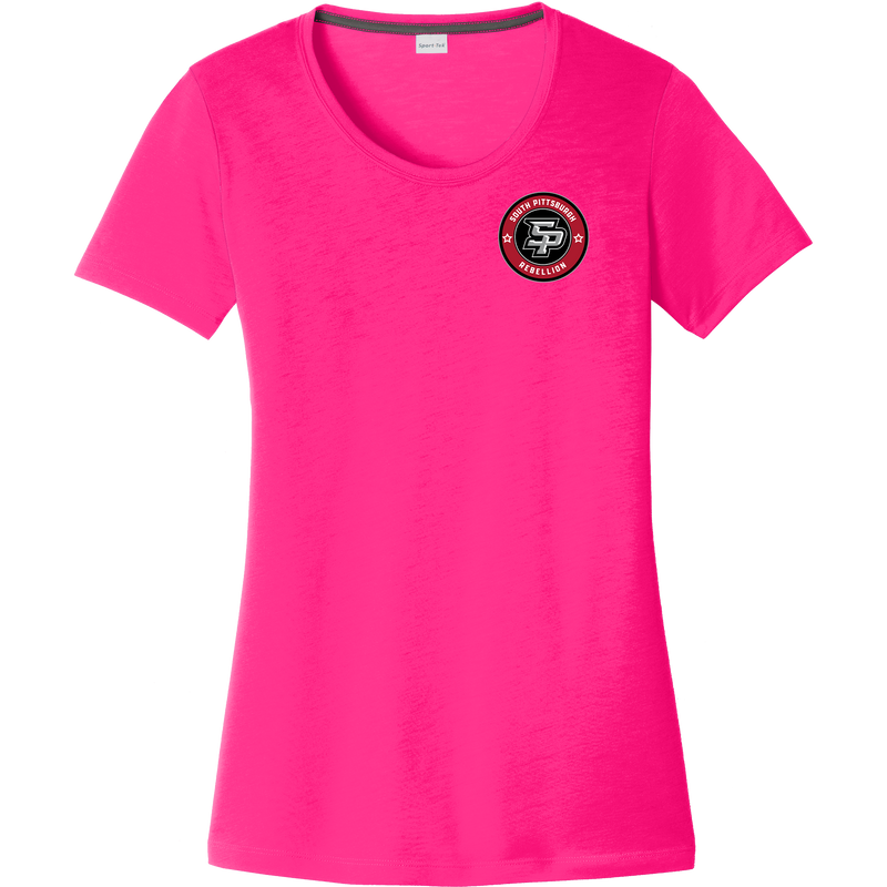 South Pittsburgh Rebellion Ladies PosiCharge Competitor Cotton Touch Scoop Neck Tee