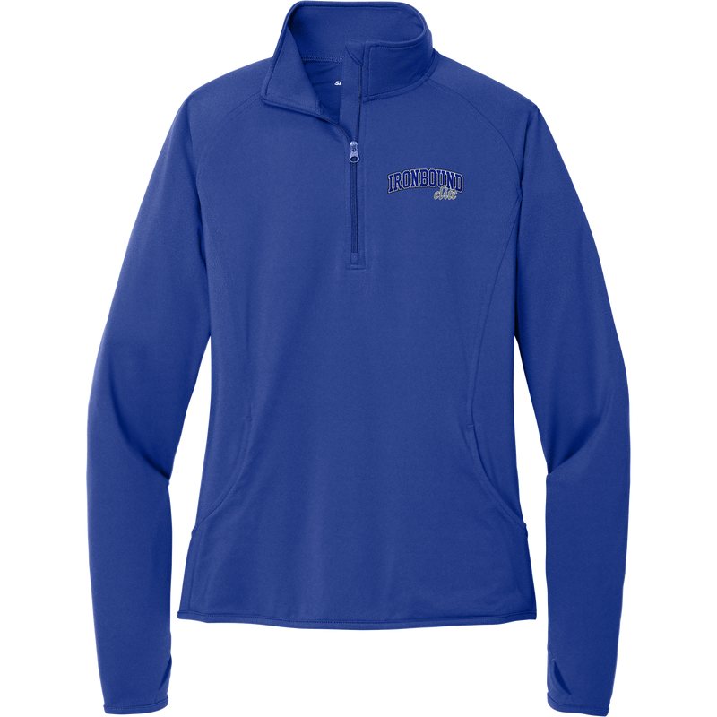 Ironbound Ladies Sport-Wick Stretch 1/4-Zip Pullover