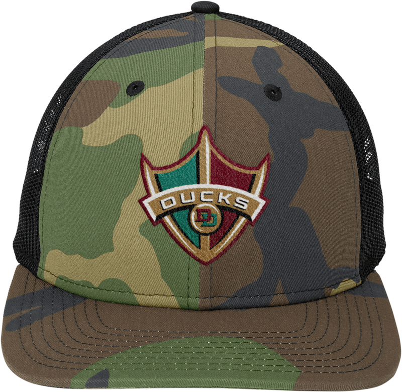 Delaware Ducks New Era Snapback Low Profile Trucker Cap