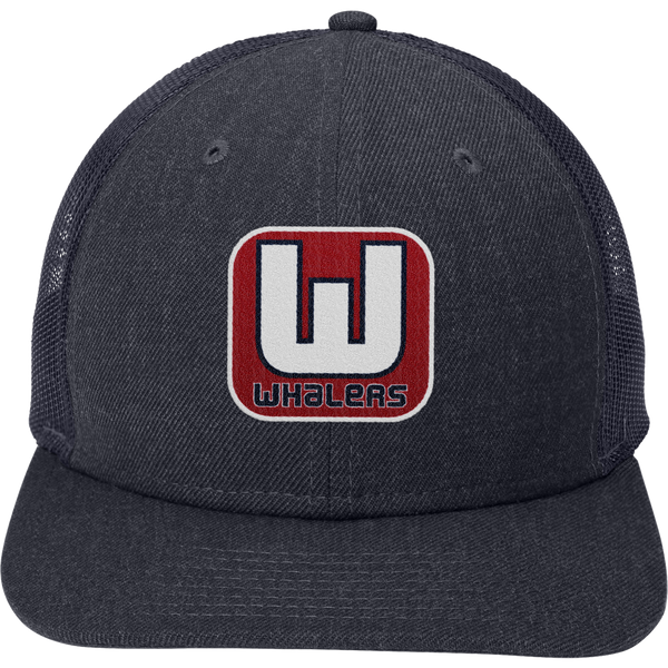 CT Whalers Tier 1 New Era Snapback Low Profile Trucker Cap