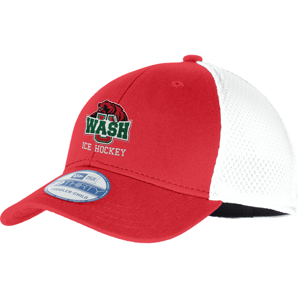 Wash U New Era Youth Stretch Mesh Cap