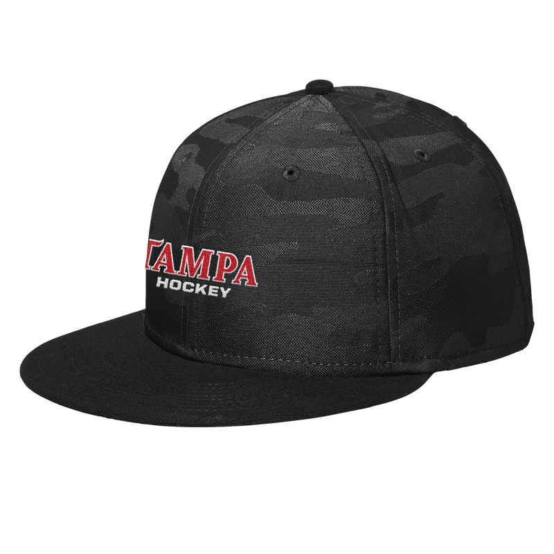 University of Tampa New Era Camo Flat Bill Snapback Cap