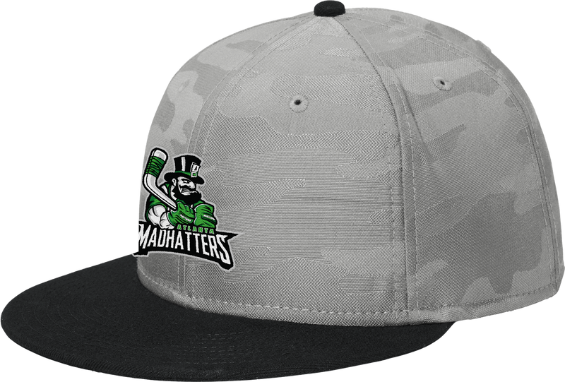 Atlanta Madhatters New Era Camo Flat Bill Snapback Cap