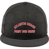 Atlantic Beach New Era Shadow Heather Striped Flat Bill Snapback Cap