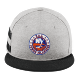 PAL Jr. Islanders New Era Shadow Heather Striped Flat Bill Snapback Cap