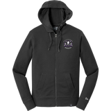 Lady Badgers New Era French Terry Full-Zip Hoodie