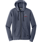 Hartford Jr. Wolfpack New Era Tri-Blend Fleece Full-Zip Hoodie