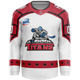 NJ Titans Midgets Player Jersey - White - Kit