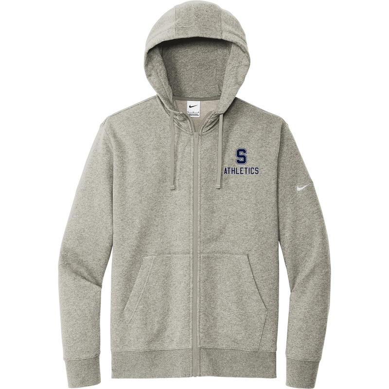 Midd South Athletics Nike Club Fleece Sleeve Swoosh Full-Zip Hoodie