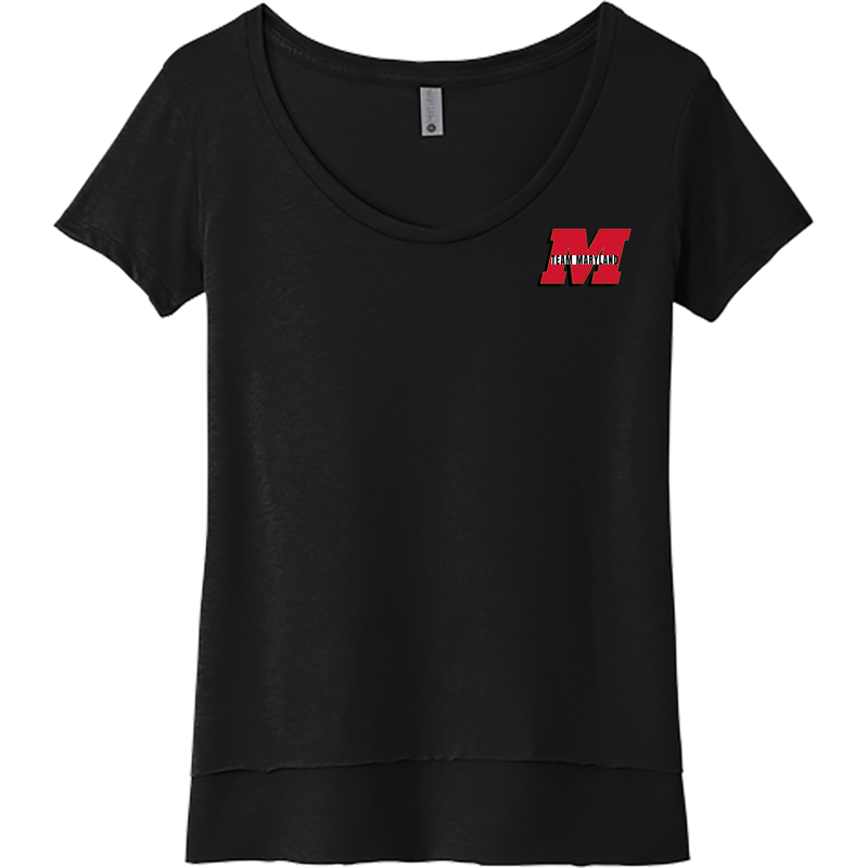 Team Maryland Womens Festival Scoop Neck Tee