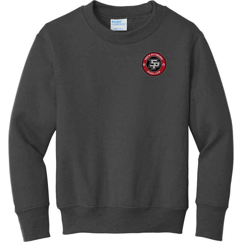 South Pittsburgh Rebellion Youth Core Fleece Crewneck Sweatshirt