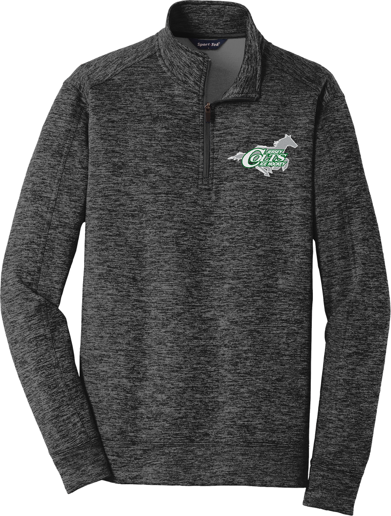 NJ Colts PosiCharge Electric Heather Fleece 1/4-Zip Pullover