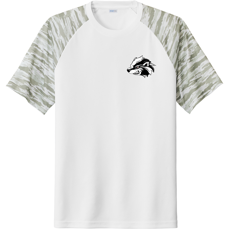 Allegheny Badgers Drift Camo Colorblock Tee