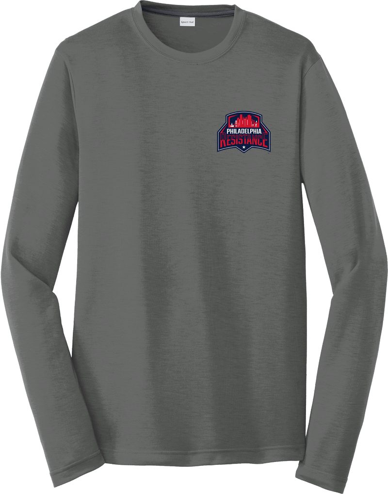 Philadelphia Resistance Long Sleeve PosiCharge Competitor Cotton Touch Tee