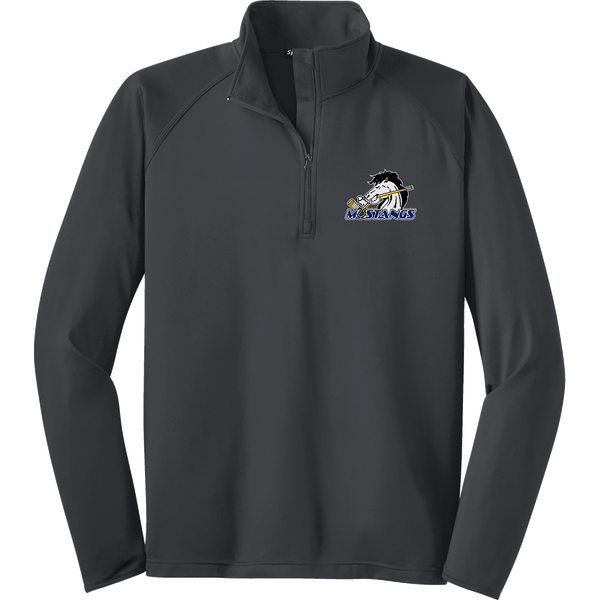 Mid-State Mustangs Sport-Wick Stretch 1/4-Zip Pullover