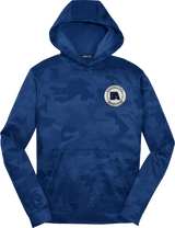 Aspen Aviators Youth Sport-Wick CamoHex Fleece Hooded Pullover