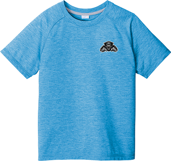 Igloo Jaguars Youth PosiCharge  Tri-Blend Wicking Raglan Tee